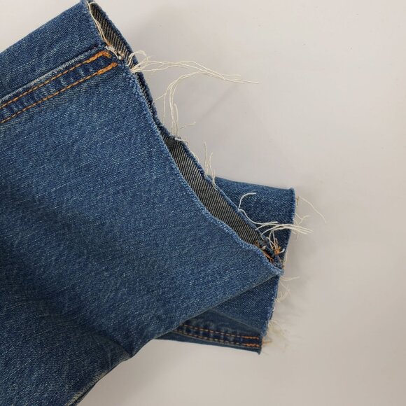 J. Crew Premium Edition High Rise Straight Button Fly Denim Jeans 25 - Picture 9 of 12